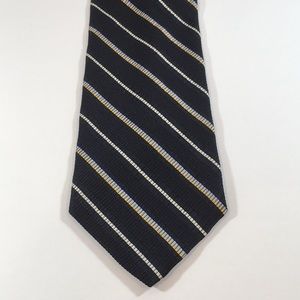 Dior Signature Italian Silk Stripped Tie